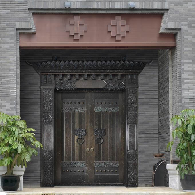 琉璃瓦純銅門(mén)