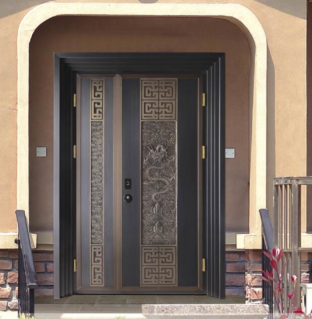 龍紋純銅子母門(mén)